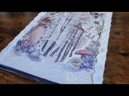 File Folder Junk Journal - Craft With Me - White Woods