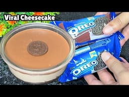 Viral Tiffin Cheese Cake | Cream Cheese Cake recipe | how to make cheese cake at home | Oreo Cake