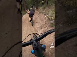 Mountain Bike Trail Feature-Drop Shaft, Idaho Springs, CO #mountainbike #mtb #colorado