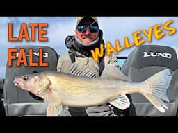 CRUSHING Late Fall Kansas Walleyes!