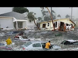 A moment ago in Hawaii! Unprecedented storm devastated Honolulu and Maui