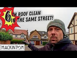 First Roof Clean Of 2025, 6th Job In The Same Street!