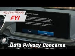 Car Data Privacy Problems | MotorWeek FYI