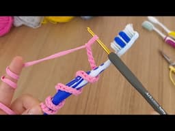 AMAZING SUPER IDEA!😍 I CROCHET this for my Toothbrush and fell in love with the end result! DIY