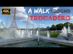 A Walk in Paris | 4K | France 🇫🇷 | Evening Walk Around Trocadéro | June 2022 | Rojin in Wanderland