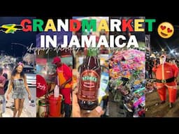 2024 Grandmarket vlog in Jamaica (shopping, street food, music, accident, fun, Mandeville and more)