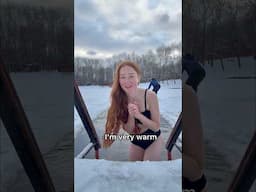 RUSSIANS DON’T COMPLAIN! 🇷🇺 (Freezing ice water plunge)