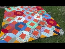 GIANT Kansas Dugout quilt block | Sew along with me | vintage inspiration!