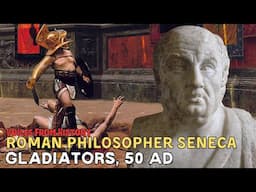 Roman philosopher Seneca | Gladiators, 50 AD