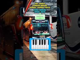 Not Angka Pianika Basuri Gundul Pacul #basuri #notangkapianika #busmania