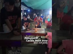 Candle Mask Blow #yearendparty  #2024 #welcoming2025 #newyearseve #newyear #parlorgames #partygames