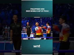 🇵🇭 The Pinoy pair of Chua and Aranas were unstoppable on their run to the 2023 World Cup of Pool