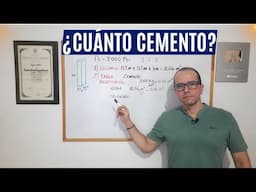 Cómo Calcular Cantidades de Concreto, CEMENTO y agregados Para COLUMNAS o Castillos