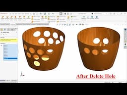 SolidWorks Surface Tutorial-Delete Hole