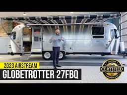 Walk Through Tour Airstream Globetrotter 27FBQ Luxury Travel Trailer