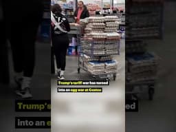 Trump’s tariff war has turned into an egg war at Costco #trump #tariffs #news