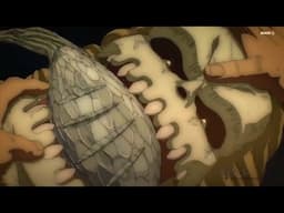 Eren eats the Warhammer Titan / Zeke, Porco and Pieck get defeated / Colossal Titan destroys Port