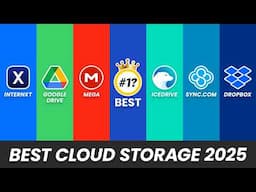 BEST Cloud Storage 2025 | Google Drive vs Dropbox vs pCloud vs Sync vs Icedrive vs MEGA