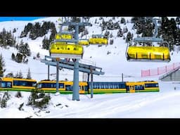 Skiing in Wengen ⛷️ Home of the Lauberhorn Ski Race! 🇨🇭 4K