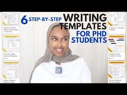 PhD Researcher Essentials | 6 Step-by-Step Fully Scaffolded Academic Templates