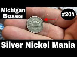 Silver Nickels Found in Michigan Boxes - Nickel Hunt and Fill 204