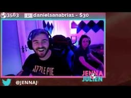 jenna and julien funny stream moments pt 2