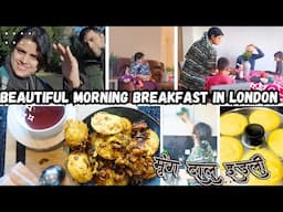 Indian Protein Pack Breakfast Routine in London~Indian Kitchen Cleaning Routine~Indians Life in UK