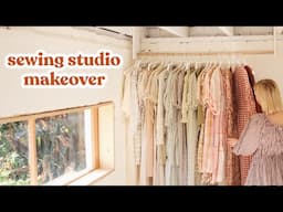 It's Finally Coming Together! | SEWING STUDIO MAKEOVER - PART 3