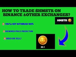 HOW TO TRADE $HAMSTR IN BINANCE/OKX/BYBIT/ TG WALLET...MONEY TO MPESA/BANK ACCOUNT