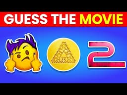 Guess The Movie By Emoji 🎬🍿✅ Movie Quiz 2025 | Squid Game 2, Moana 2, Wicked