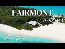 The most LUXURIOUS tent in the Maldives | Fairmont Tented Beach Villa