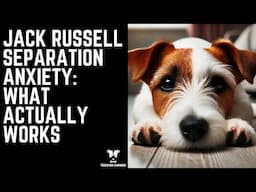 Jack Russell Separation Anxiety: What Actually Works