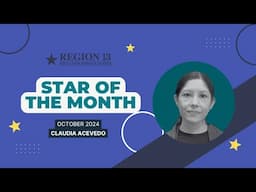 ESC Region 13 Star of the Month - October 2024