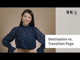 Destination Pages vs. Transition Pages