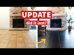 Painted Tile Floor UPDATE! Was It Worth It? Did It Last?