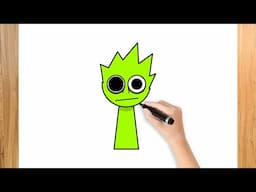 COMO DIBUJAR A LIME (OWAKCX) DE INCREDIBOX SPRUNKI