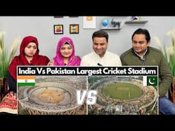 India's Largest Cricket Stadium Making Vs Pakistan Largest Cricket Stadium Making | Reaction!!