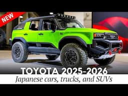 New Toyota Cars & Trucks for 2025-2026: Japanese Quality Meets Refreshed Looks