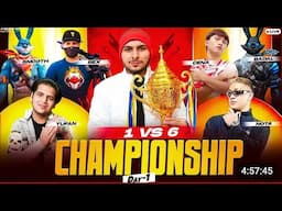 (RELIVE) 1 vs 6 HARDEST CHAMPIONSHIP DAY 2🏆👿 FT- SMOOTH🇮🇳, TUFAN🇮🇳, ASTATINE🇧🇩 #nonstopgaming