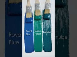 Royal Blue, Maine Forest Green and Danube 🤩 Available at furniture.com #kachafurniturepaint