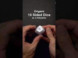 Origami 10 Sided Dice #shorts