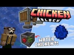 Using a Mechanical Press to create NEW Chicken types on ChickenBlock!