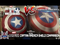 Marvel Legends CAPTAIN AMERICA SHIELD Role Play Gear Brave New World TFATWS Comparison Review