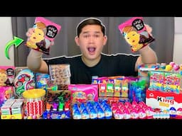 SQUID GAME CANDY AND GUMMIES MUKBANG (lahat masarap)