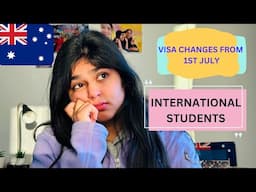 VISA CHANGES FROM 1ST JULY 2024 || NEW UPDATES || FINANCIAL YEAR || AUSTRALIA