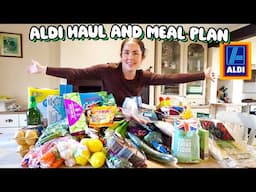 Large Aldi Food Haul With Prices 2025 UK | Healthy and Budget Family Grocery Haul