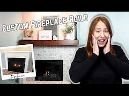 Part 2 of building out my corner fireplace // Trial and Error, I made so many mistakes