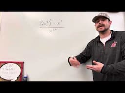 Exponent Rules Simplifying Expressions