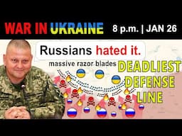 26 Jan: MASSIVE RAZOR WIRES! PILES OF RUSSIANS STACK UP! | War in Ukraine Explained