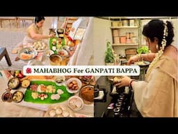 🌺PREPARED GRAND FEAST For GANPATI BAPPA || Ganesh Chaturthi Bhog Thali Recipes | Kerala Onam Sadhya